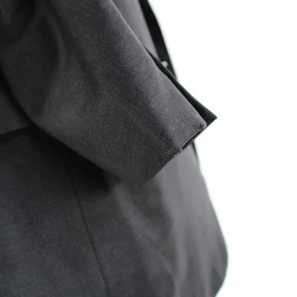 Ermenegildo Zegna Wool Two Piece Suit Size 66R (~52R US) In Solid Gray